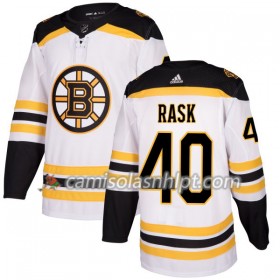 Camisola Boston Bruins Tuukka Rask 40 Adidas 2017-2018 Branco Authentic - Homem
